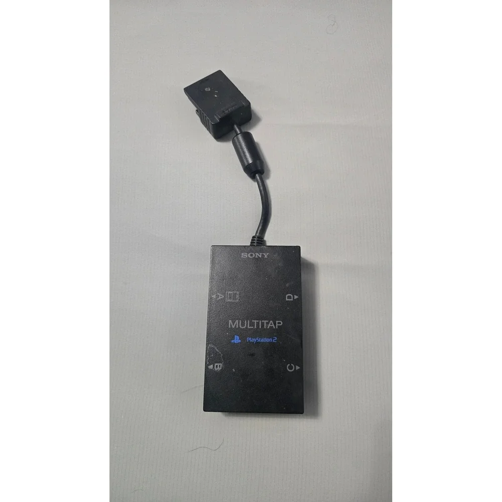 Sony PlayStation 2 Multitap Adapter SCPH-10090 Black 4-Player PS2 Accessory